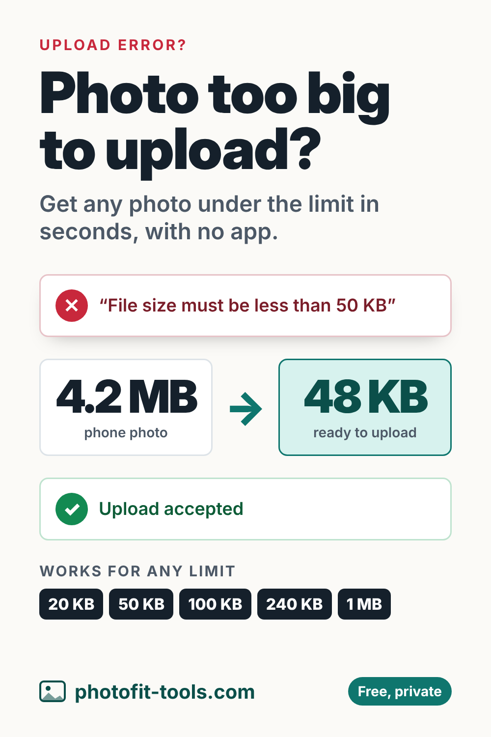 Pinterest image: Photo too big to upload? Here's how to fix it